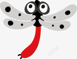 红色昆虫红色蜻蜓高清图片