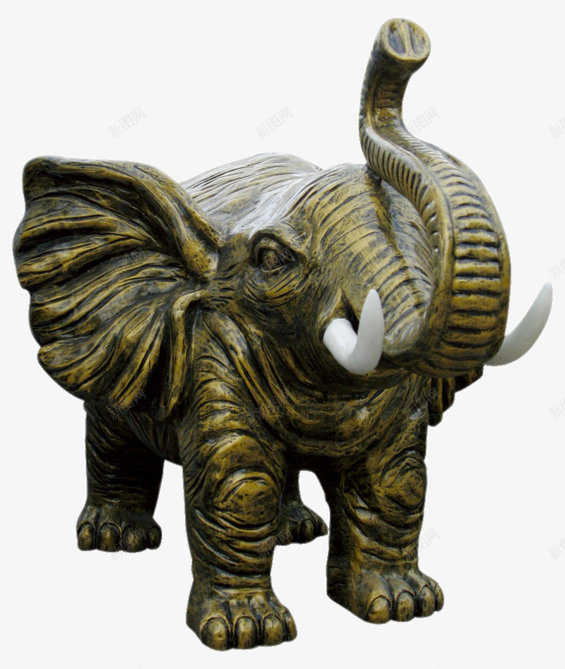金铜大象png免抠素材_新图网 https://ixintu.com png图片 免费png元素 动物 大象 装饰 铜像 高清免费png