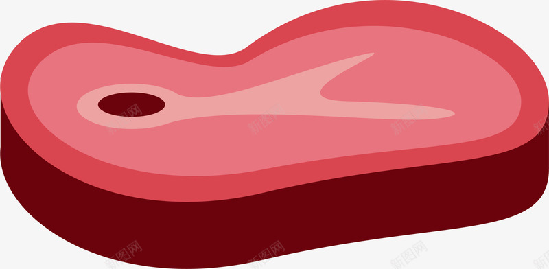 卡通瘦肉牛肉png免抠素材_新图网 https://ixintu.com 卡通 牛肉 瘦肉 矢量图案 美食 餐饮食物