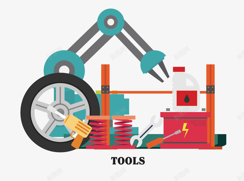 toolspng免抠素材_新图网 https://ixintu.com tools 汽车工具 矢量工具 轮胎