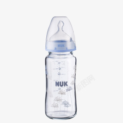 紫色奶瓶德国NUK奶瓶高清图片