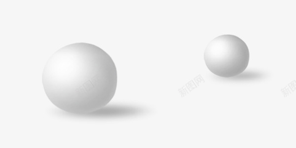 银白色立体圆形雪球装饰图案png免抠素材_新图网 https://ixintu.com 圆形 立体 装饰图案 银白色 雪球