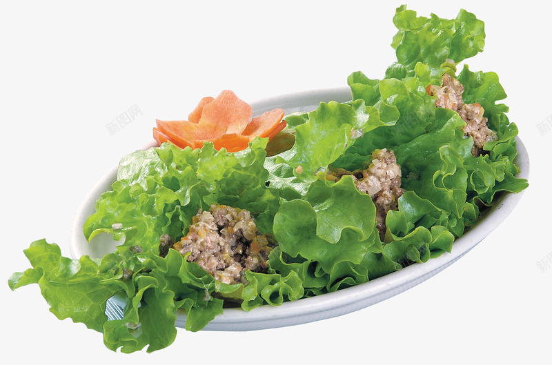 产品实物生菜包牛肉卷png免抠素材_新图网 https://ixintu.com 主食 产品实物生菜包牛肉卷 美食 菜品 酒店名菜 食品