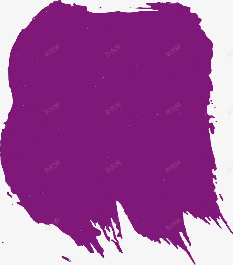紫色手绘笔刷png免抠素材_新图网 https://ixintu.com 手绘笔刷 毛笔笔刷 水彩笔刷 矢量png 笔刷 紫色笔刷
