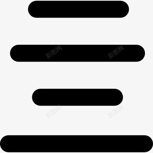 中心对齐符号图标png_新图网 https://ixintu.com 中心 对齐 居中 接口 符号 线 象征 酷的图标