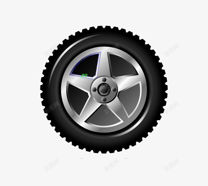 有质感的黑色轮胎元素png免抠素材_新图网 https://ixintu.com 元素 设计 质感 轮胎 黑色