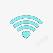 WIFI图标png_新图网 https://ixintu.com WIFI图标 公共网络 手机WIFI 无线网 网络