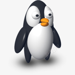 企鹅3D卡通小动物图标图标