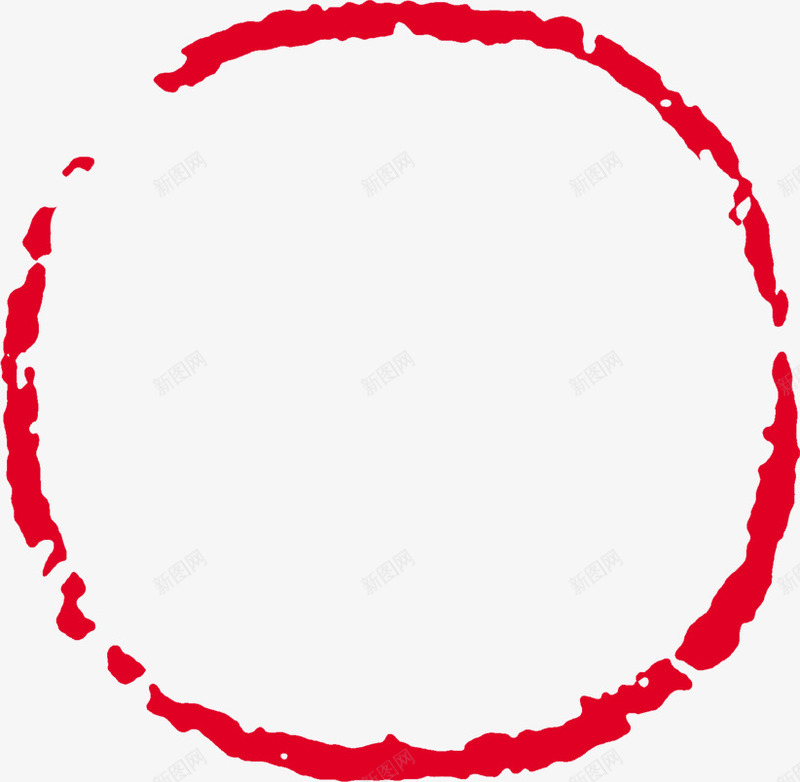 红色创意不规则形状png免抠素材_新图网 https://ixintu.com 不规则 创意 形状 红色
