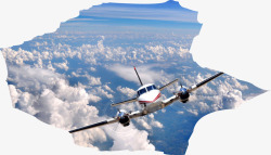 飞机3D装饰画飞机高清图片