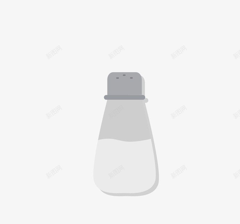 灰色手绘的椒盐瓶子png免抠素材_新图网 https://ixintu.com 作料瓶 卡通手绘 手绘瓶子 灰色瓶子 瓶子 装饰图