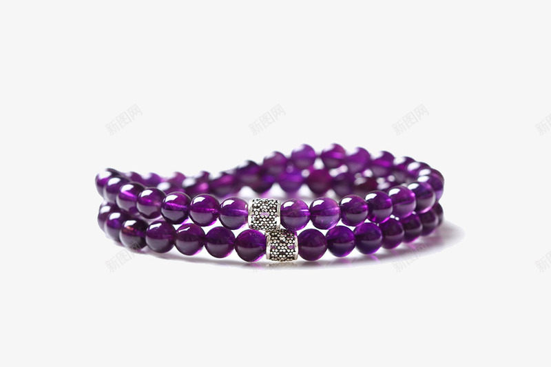 紫水晶手链png免抠素材_新图网 https://ixintu.com 拍摄 紫色 闪钻 首饰