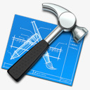 蓝图建立锤工具Xcodemacosxstylepng免抠素材_新图网 https://ixintu.com Xcode blueprint build hammer tool xcode 工具 建立 蓝图 锤