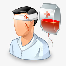 3D医疗物品输血图标图标