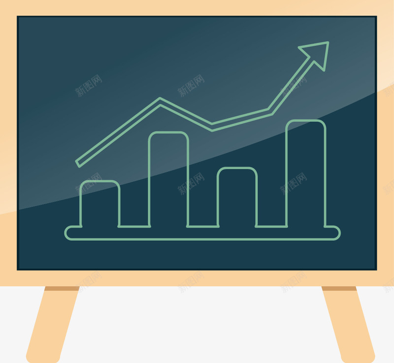 简约黑板不规则图形png免抠素材_新图网 https://ixintu.com 不规则 可爱 报告 报表 简约 黑板