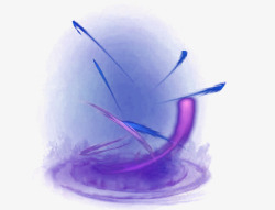 紫色毒物游戏炫光素材