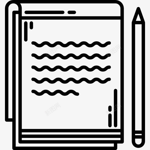 笔记本图标png_新图网 https://ixintu.com 书签 商务 地址簿 工具和用具 笔记本 议程