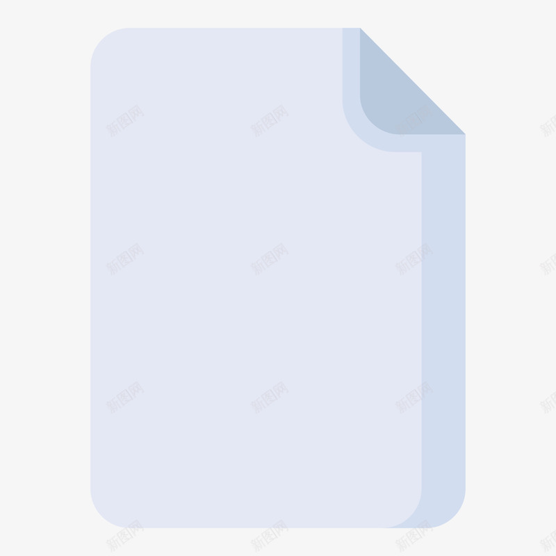 扁平化白纸图标png_新图网 https://ixintu.com UI图标 扁平化UI 手机图标 游戏UI 界面UI 白纸 网页UI