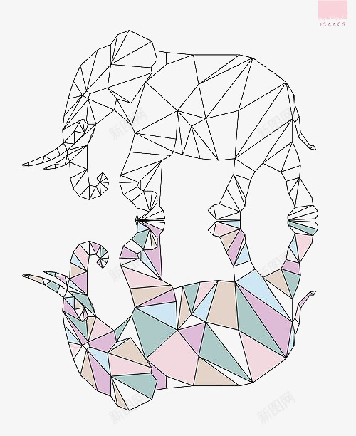 大象png免抠素材_新图网 https://ixintu.com 几何大象 创意大象 小象 手绘大象