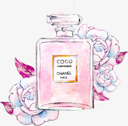COCOCOCO香水插画高清图片