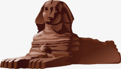 沙雕建筑古典狮身人面像高清图片