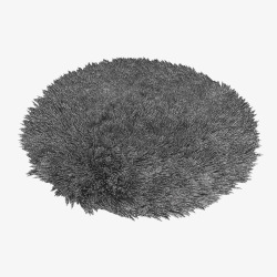 简单灰色灰色简单圆形纯色地毯高清图片