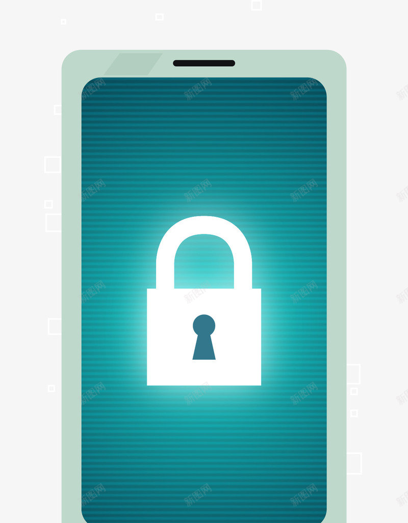 手机锁屏界面png免抠素材_新图网 https://ixintu.com UI设计 安全钥匙 手机安全 手机界面 手机解锁 解锁 锁头