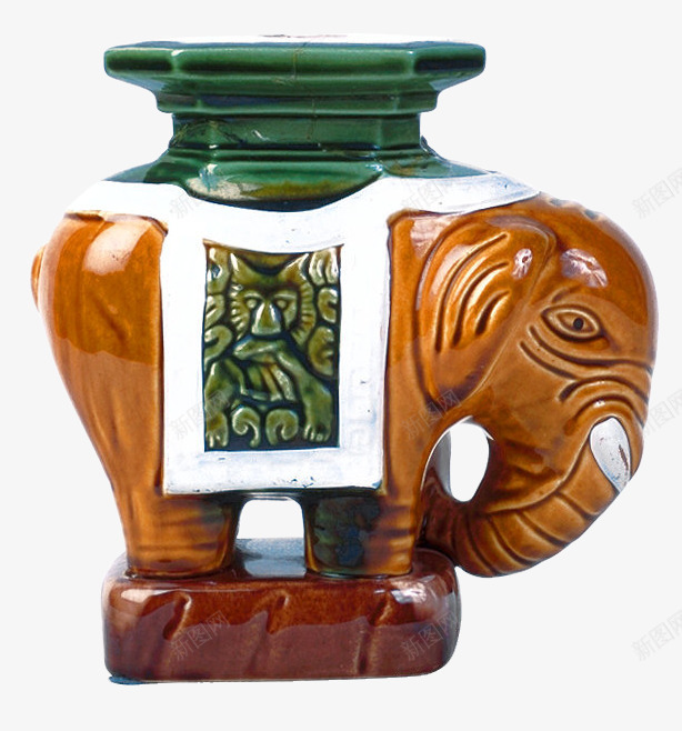 陶瓷大象花瓶png免抠素材_新图网 https://ixintu.com 动物 图片素材 大象 花瓶 装饰素材 铜像 陶瓷工艺