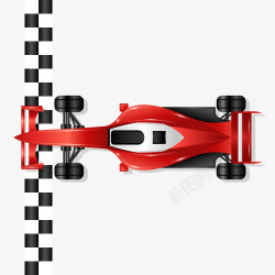F1赛车赛车模型矢量图高清图片