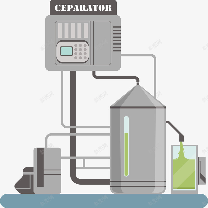 工业生产机器矢量图eps免抠素材_新图网 https://ixintu.com 工业机器 机器 机器PNG 灰色 灰色机器 矢量机器 矢量图