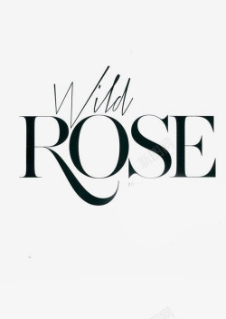 ROSE玫瑰英文艺术字高清图片