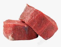 鲜肉片两块牛排高清图片