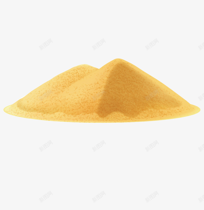金色的沙子png免抠素材_新图网 https://ixintu.com 卡通 沙子 矢量金色的沙子 金色的沙子