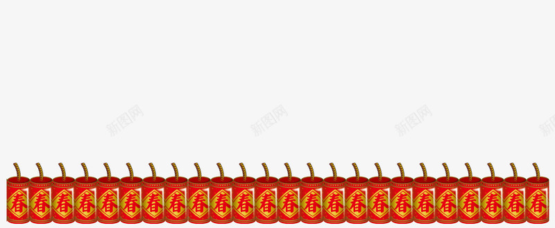 元宵节炮竹png免抠素材_新图网 https://ixintu.com 元宵节 元宵节素材 炮竹 红色 节日元素