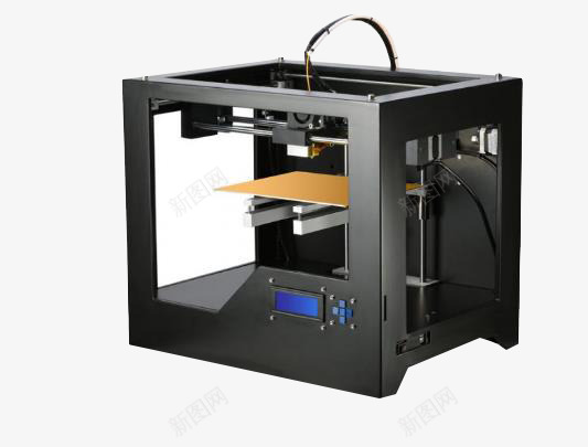 三维打印png免抠素材_新图网 https://ixintu.com 3D打印技术 机器 科技 黑色