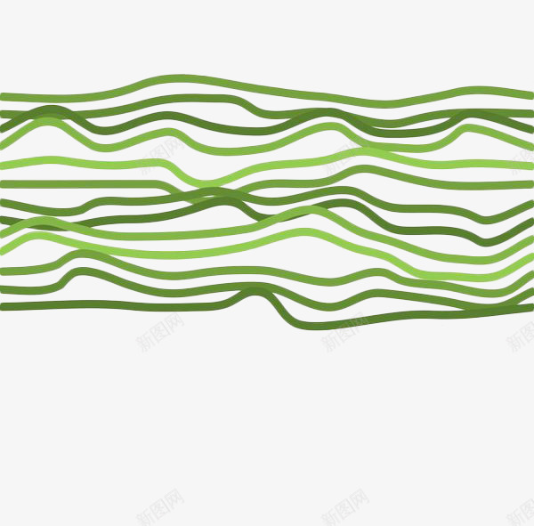 绿色手绘不规则曲线png免抠素材_新图网 https://ixintu.com 不规则波浪纹 不规则波浪线 几何曲线 手绘 曲线 波浪曲线 波浪线 线条 绿色