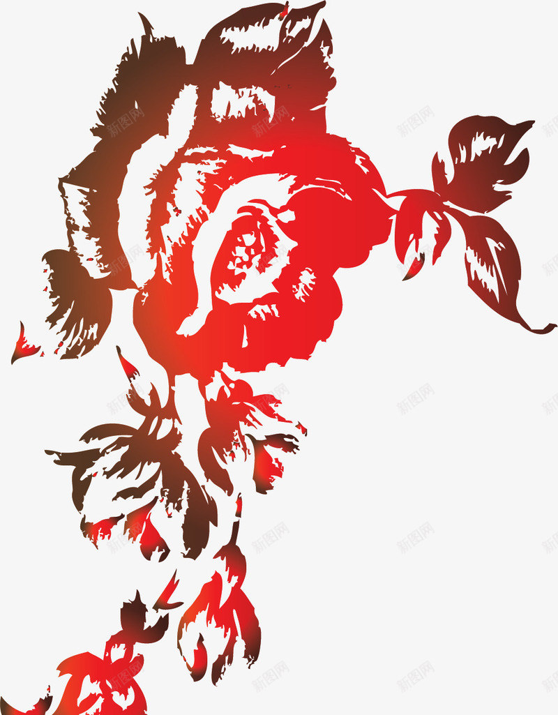 刺绣玫瑰png免抠素材_新图网 https://ixintu.com 刺绣 卡通玫瑰 扁平 扁平玫瑰 手绘玫瑰 玫瑰