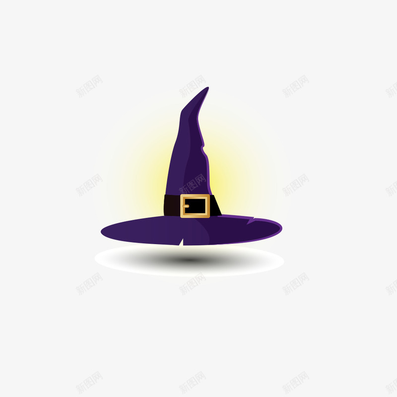 万圣节巫师的帽子矢量图ai免抠素材_新图网 https://ixintu.com 万圣节 巫师 帽子 矢量素材 紫色 矢量图