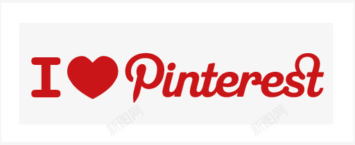 矩形我爱pinterestsocialstickeripng免抠素材_新图网 https://ixintu.com ilove pinterest rectangle 我爱 矩形