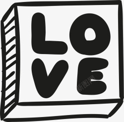 love字体矢量图素材