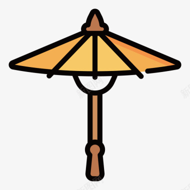扁平化伞图标图标