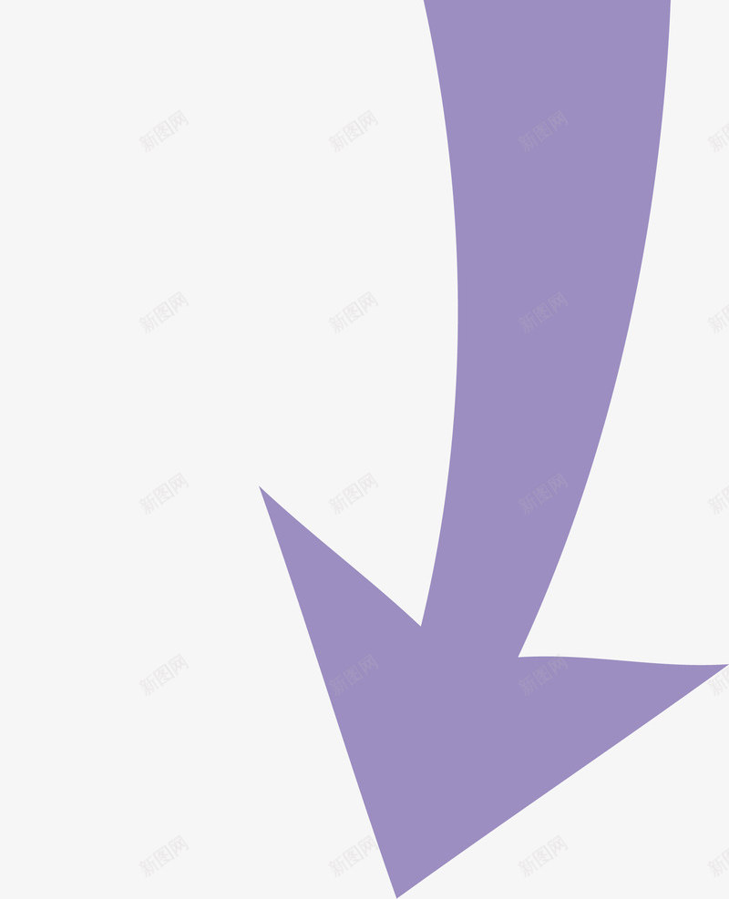 多彩创意紫色箭头png免抠素材_新图网 https://ixintu.com 几何长箭 创意 创意箭头 指引 指示 方向 立体箭头 箭头 紫色箭头