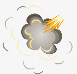 卡通boompng卡通爆炸烟雾矢量图高清图片