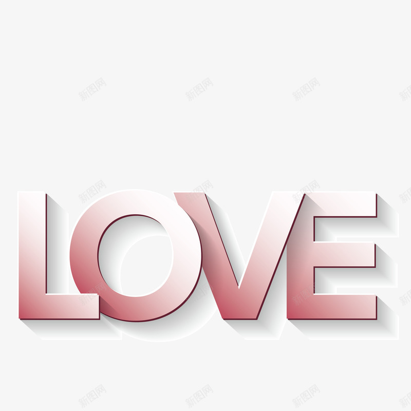 创意卡通白紫色立体字母png免抠素材_新图网 https://ixintu.com LOVE 创意 卡通 大写字母 立体字母 英文字母 装饰