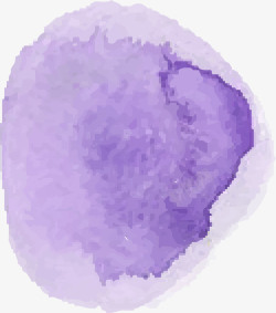 紫色水彩墨汁图素材