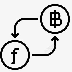 conversion比特币转换货币金融盾钱以转换货图标高清图片