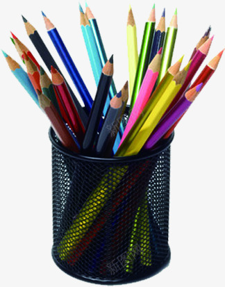 笔架里的彩色铅笔开学季png免抠素材_新图网 https://ixintu.com 开学 彩色 笔架 铅笔
