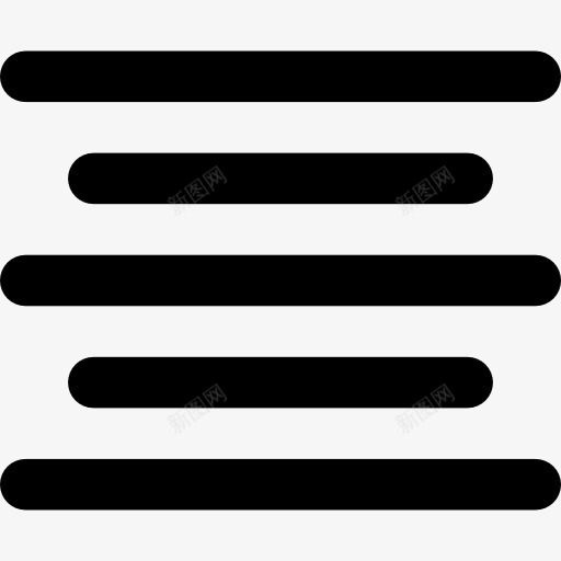 中心对齐图标png_新图网 https://ixintu.com 中心对齐选项 文本 标志 界面 符号 线对齐