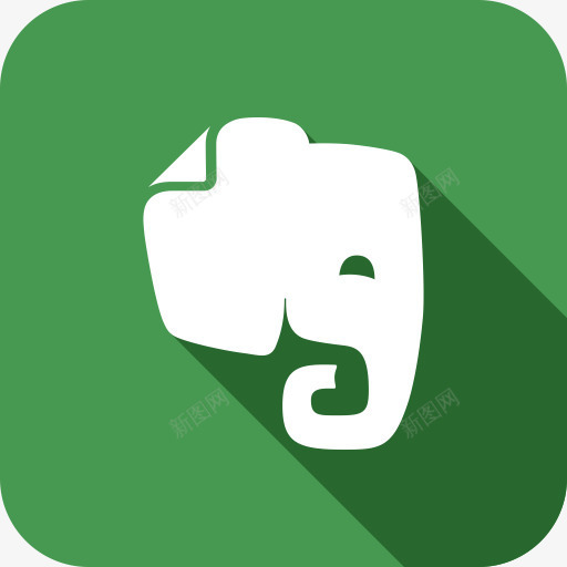 大象Evernote社会化媒体MICON社会包图标png_新图网 https://ixintu.com Elephant Evernote evernote media social 大象 社会化媒体