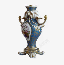 花瓶材质树脂陶瓷材质大象头花瓶装饰物高清图片